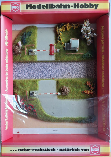 Busch diorama bahnübergang - busch,