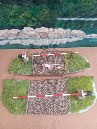 Bahnübergang bogen schranken - bahnübergang,