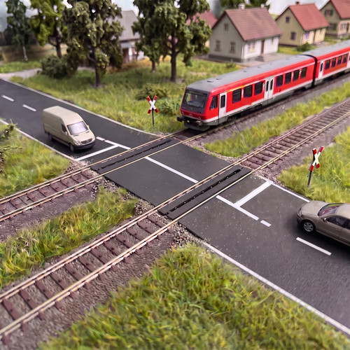 Neu bahnübergang für - h0,