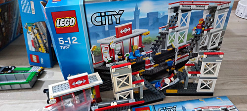 Lego city 7937 bahnübergang - lego,